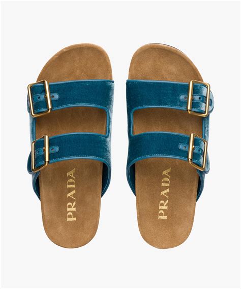 prada womens slipper sale|Prada flat velvet slides.